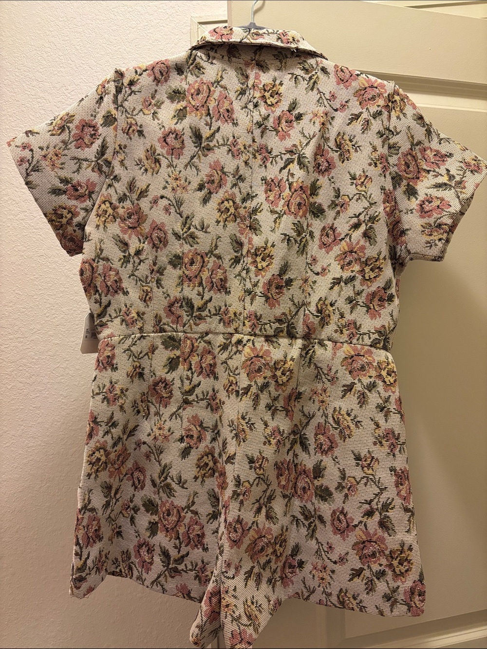 Altar'd State Ivory and Pink Floral Romper - Picture 4 of 4